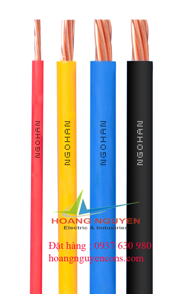 Dây điện lực ruột đồng, cách điện PVC (CV-450/750V)