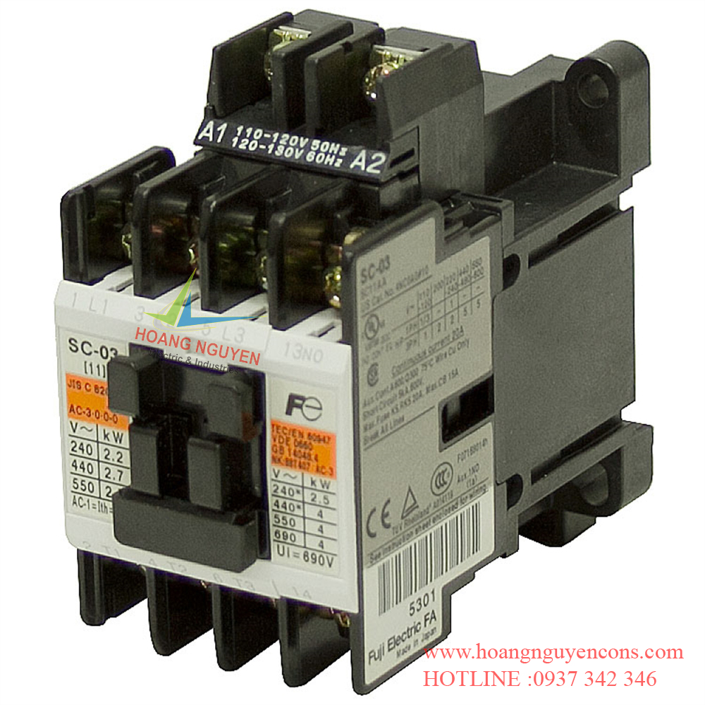 Khởi động từ ( Contactor ) Fuji SC-N6