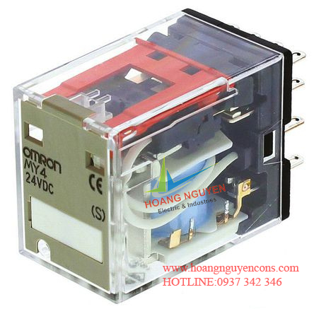 Relay trung gian (relay kiếng) Omron MY4N AC100/110