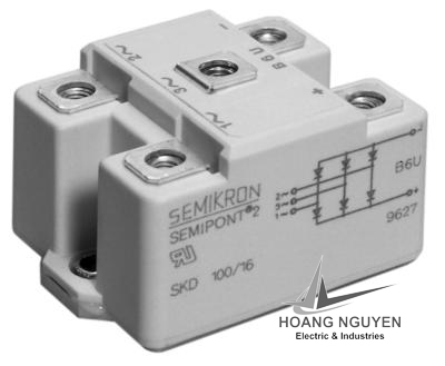 SEMIKRON BRIDGE RECTIFIER MODULES SKD100