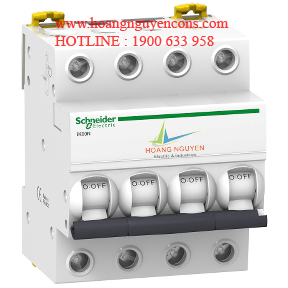 Cầu dao tép iC60N MCB Acti9 4P Schneider 6 kA (6-63A )