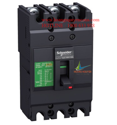 Cầu dao tự động MCCB Schneider EZCV250 4P 25kA (63 -250A)