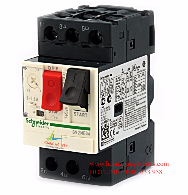 CB Bảo Vệ Động Cơ Schneiser Loại Từ  Nhiệt GV2ME Series
